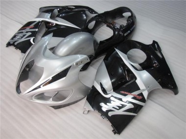 1996-2007 Suzuki GSXR 1300 Hayabusa Motorcycle Fairings - Silver Black
