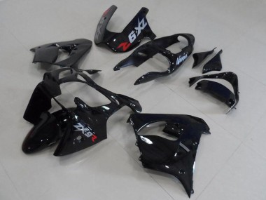 2000-2001 Kawasaki ZX9R Motorcycle Fairing - Glossy Black