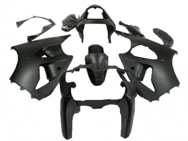 2000-2002 Kawasaki ZX6R Motorcycle Fairings - Matte Black