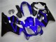 2004-2007 Honda CBR600 F4i Motorcycle Fairing Kits - Blue Glossy Black