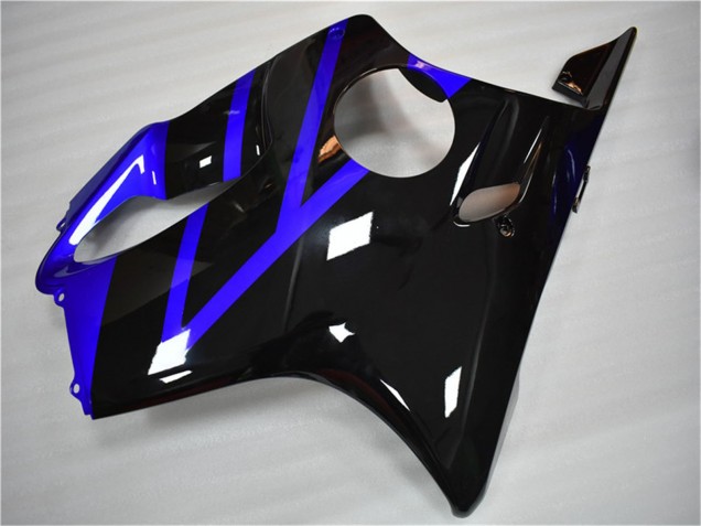 2004-2007 Honda CBR600 F4i Motorcycle Fairing Kits - Blue Glossy Black