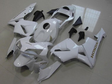 2005-2006 Honda CBR600RR Motorcycle Fairings - White