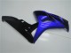 2006-2007 Honda CBR1000RR Motorcycle Fairing Kits - Blue Glossy Black