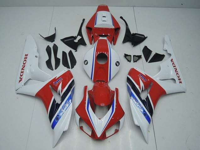 2006-2007 Honda CBR1000RR Motorcycle Fairings - White Red Blue Black HRC