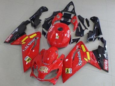 2006-2011 Aprilia RS125 Motorcycle Fairings - Red Black Yellow