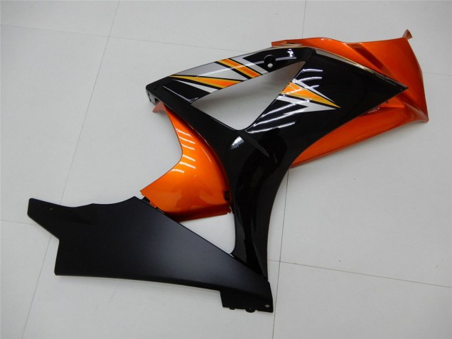 2007-2008 Suzuki GSXR 1000 Motorcycle Fairing - Orange Black