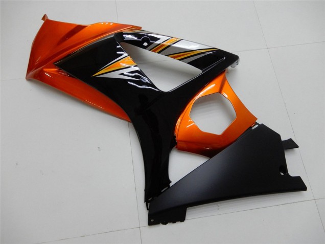 2007-2008 Suzuki GSXR 1000 Motorcycle Fairing - Orange Black