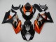 2007-2008 Suzuki GSXR 1000 Motorcycle Fairing - Orange Black