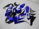 2007-2008 Suzuki GSXR 1000 Motorcycle Fairings - White Blue Black No Decal