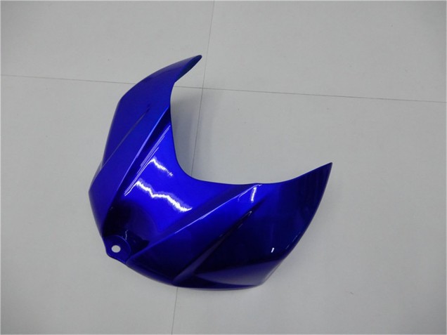 2007-2008 Suzuki GSXR 1000 Motorcycle Fairings - White Blue Black No Decal