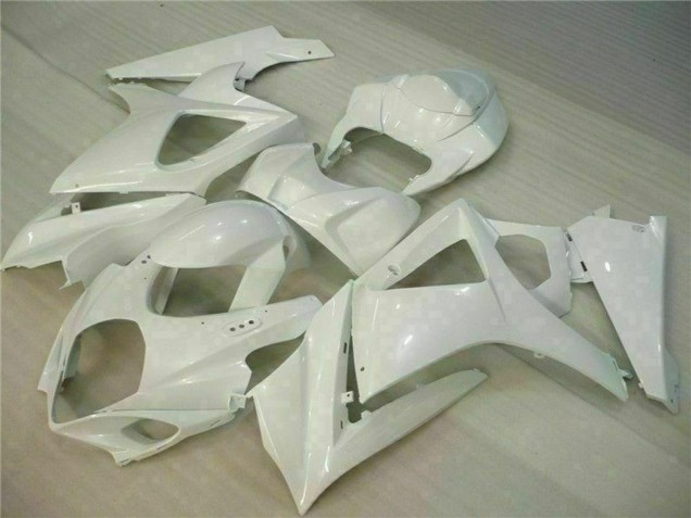2007-2008 Suzuki GSXR 1000 Motorcycle Fairings - White