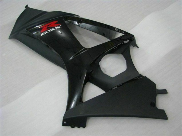 2007-2008 Suzuki GSXR 1000 Motorcycle Fairings - Glossy Black Matte Black Red
