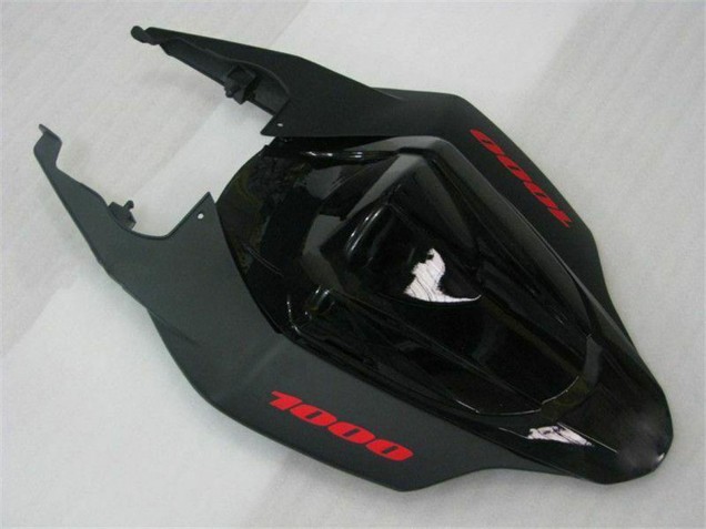 2007-2008 Suzuki GSXR 1000 Motorcycle Fairings - Glossy Black Matte Black Red