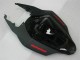 2007-2008 Suzuki GSXR 1000 Motorcycle Fairings - Glossy Black Matte Black Red