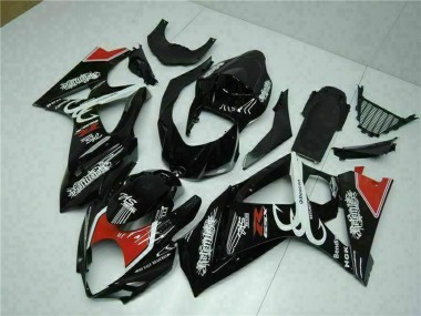 2007-2008 Suzuki GSXR 1000 Motorcycle Fairings - Glossy Black Red White