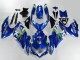 2008-2010 Suzuki GSXR 600/750 Motorcycle Fairings - Blue White Green Black