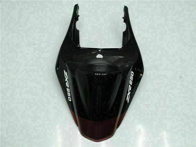 2008-2012 Kawasaki EX250 Motorcycle Fairings - Glossy Black Maroon Red