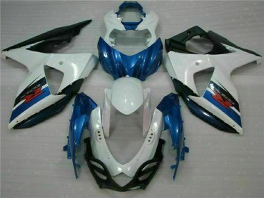 2009-2016 Suzuki GSXR 1000 Abs Fairings Kits - White Blue Black