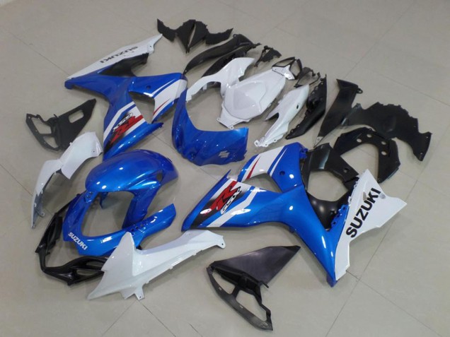 2009-2016 Suzuki GSXR 1000 Abs Fairing Kits - White Blue Black