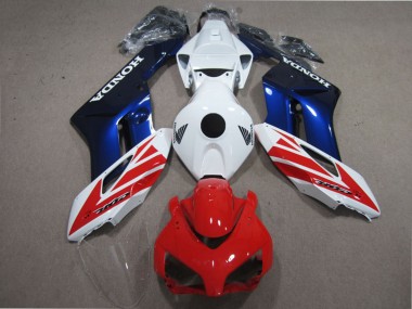 2004-2005 Honda CBR1000RR Motorcycle Fairing Kits - White Red Blue