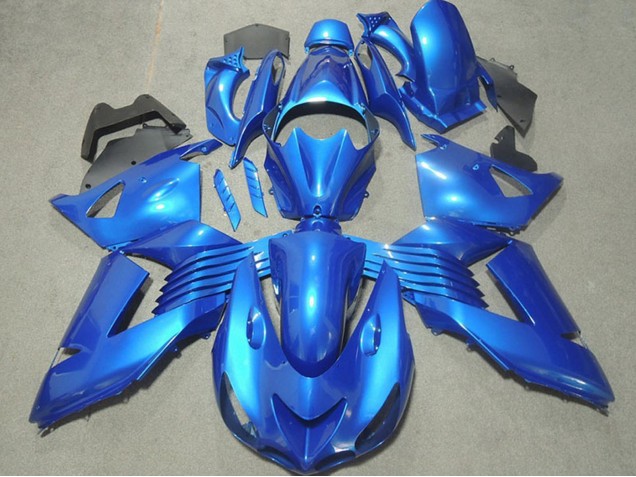 2006-2011 Kawasaki ZX14R ZZR1400 Motorcycle Fairings - Blue