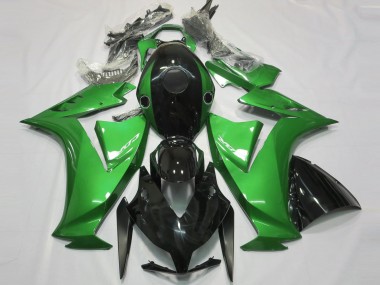 2012-2016 Honda CBR1000RR Motorcycle Fairing - Green Glossy Black