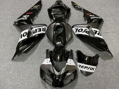 2006-2007 Honda CBR1000RR Motorcycle Fairings - Grey White Glossy Black Repsol