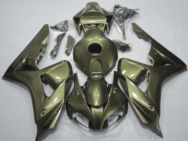 2006-2007 Honda CBR1000RR Motorcycle Fairings - Olive Green