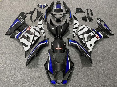 2017-2024 Suzuki GSXR 1000 Motorcycle Fairings - Carbon Fiber Style Blue