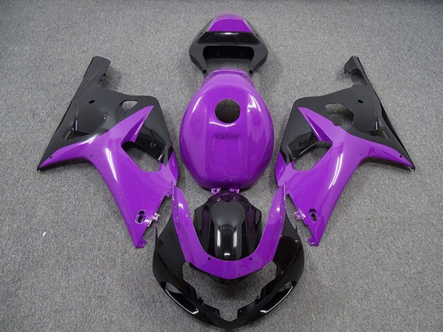 2001-2003 Suzuki GSXR 600 / GSXR 750 Motorcycle Fairings - Purple Glossy Black