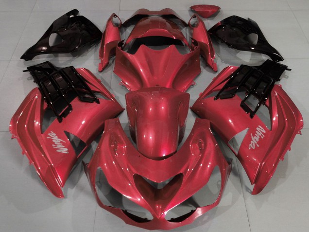 2012-2024 Kawasaki ZX14R Motorcycle Fairings - Red Black