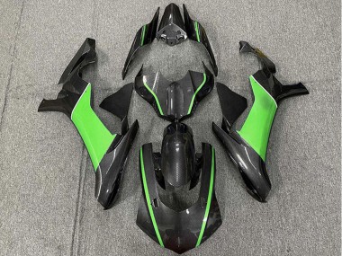 2015-2019 Yamaha R1 Motorcycle Fairings - Carbon Fiber Green