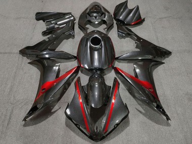 2004-2006 Yamaha R1 Motorcycle Fairings - Carbon Fiber Style Red