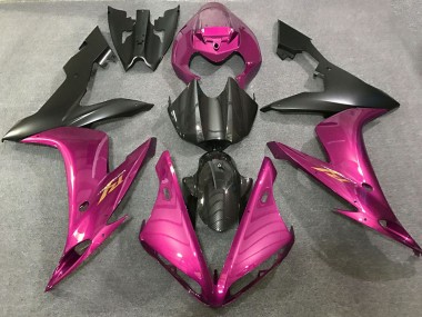 2004-2006 Yamaha R1 Motorcycle Fairings - Hot Pink Carbon Fiber Style