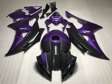 2008-2016 Yamaha R6 Motorcycle Fairings - Purple Carbon Fiber Style