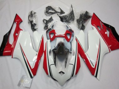 2011-2014 Ducati 1199 Motorcycle Fairing - White Red Black Green