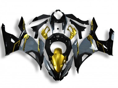 2018-2024 Kawasaki Ninja 400 Motorcycle Fairings - Nardo Grey Gold Black