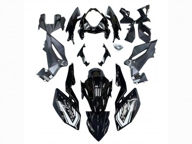 2018-2024 Kawasaki Z400 Motorcycle Fairings - Glossy Black