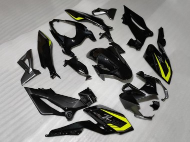 2018-2024 Kawasaki Z400 Motorcycle Fairings - Black Yellow