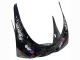 1989-1990 Kawasaki ZXR250 Motorcycle Fairings - Glossy Black Grey Elf Touch4 Bridgestone