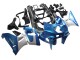 1998-2003 Kawasaki ZZR600 Motorcycle Fairings - Blue Silver Black