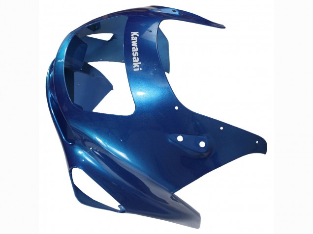 1998-2003 Kawasaki ZZR600 Motorcycle Fairings - Blue Silver Black