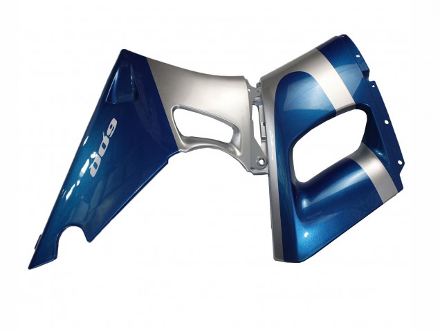 1998-2003 Kawasaki ZZR600 Motorcycle Fairings - Blue Silver Black