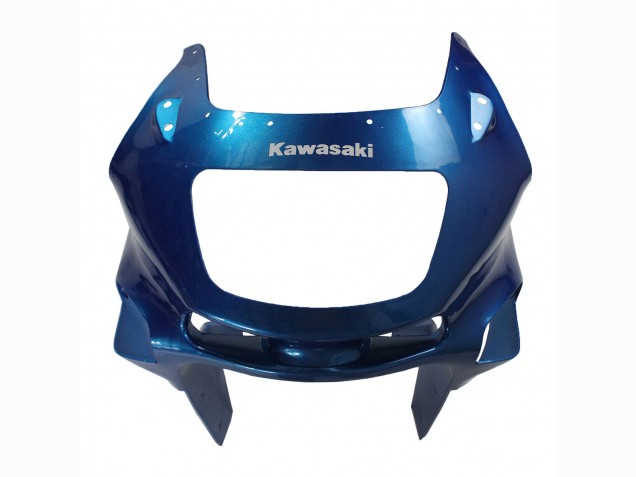 1998-2003 Kawasaki ZZR600 Motorcycle Fairings - Blue Silver Black