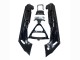 1998-2003 Kawasaki ZZR600 Motorcycle Fairings - Glossy Black Gold Ninja
