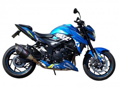 2017-2022 Suzuki GSX-S 750 Motorcycle Fairings - Blue Ecstar