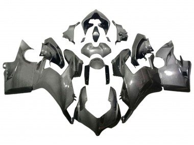2018-2019 Ducati Panigale V4 V4S Motorcycle Fairings - Black Carbon Fiber Style