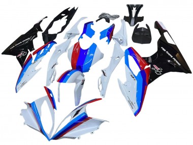 2015-2016 BMW S1000RR Motorcycle Fairing Kits - White Red Blue Glossy Black