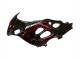 2004-2006 Suzuki GSX600F/GSX750F Motorcycle Fairings - Glossy Black Red Flame