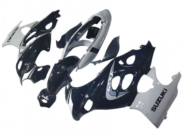 2004-2006 Suzuki GSX600F/GSX750F Motorcycle Fairing - Glossy Black Grey